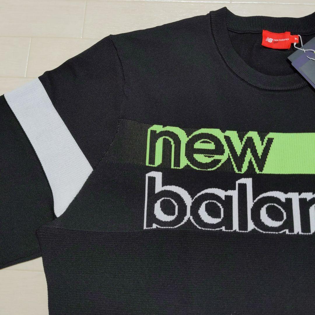 再再再値下げ新品　ニューバランス　ニット7 黒ブラック　メンズ2XL