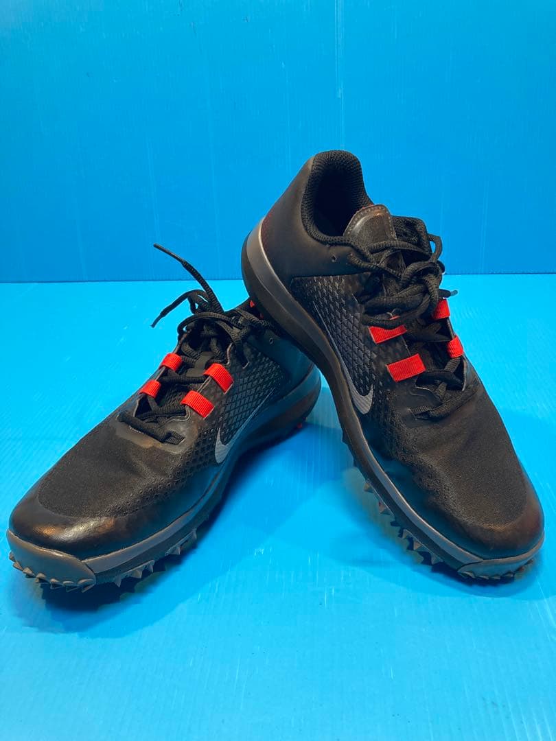 【美品】NIKEGOLF／ナイキゴルフ ゴルフシューズ タイガー・ウッズTW15