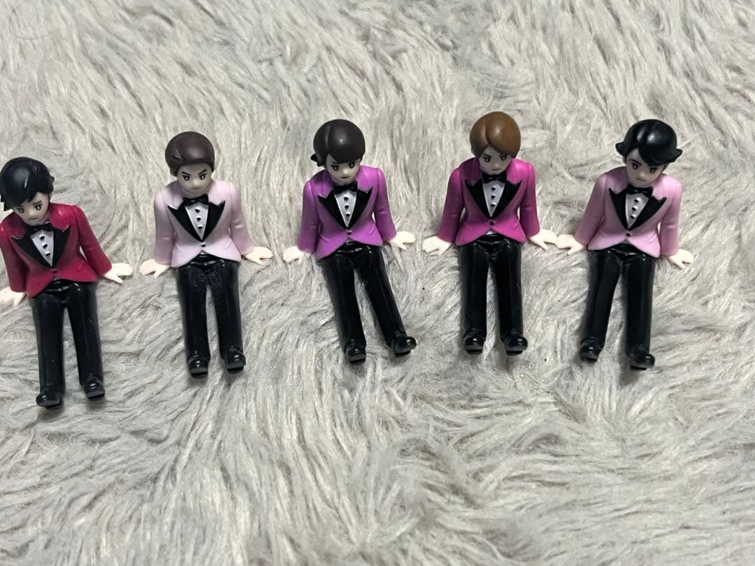 嵐 コップのフチ子 座る嵐 5点セット♡ 嵐を旅する展覧会