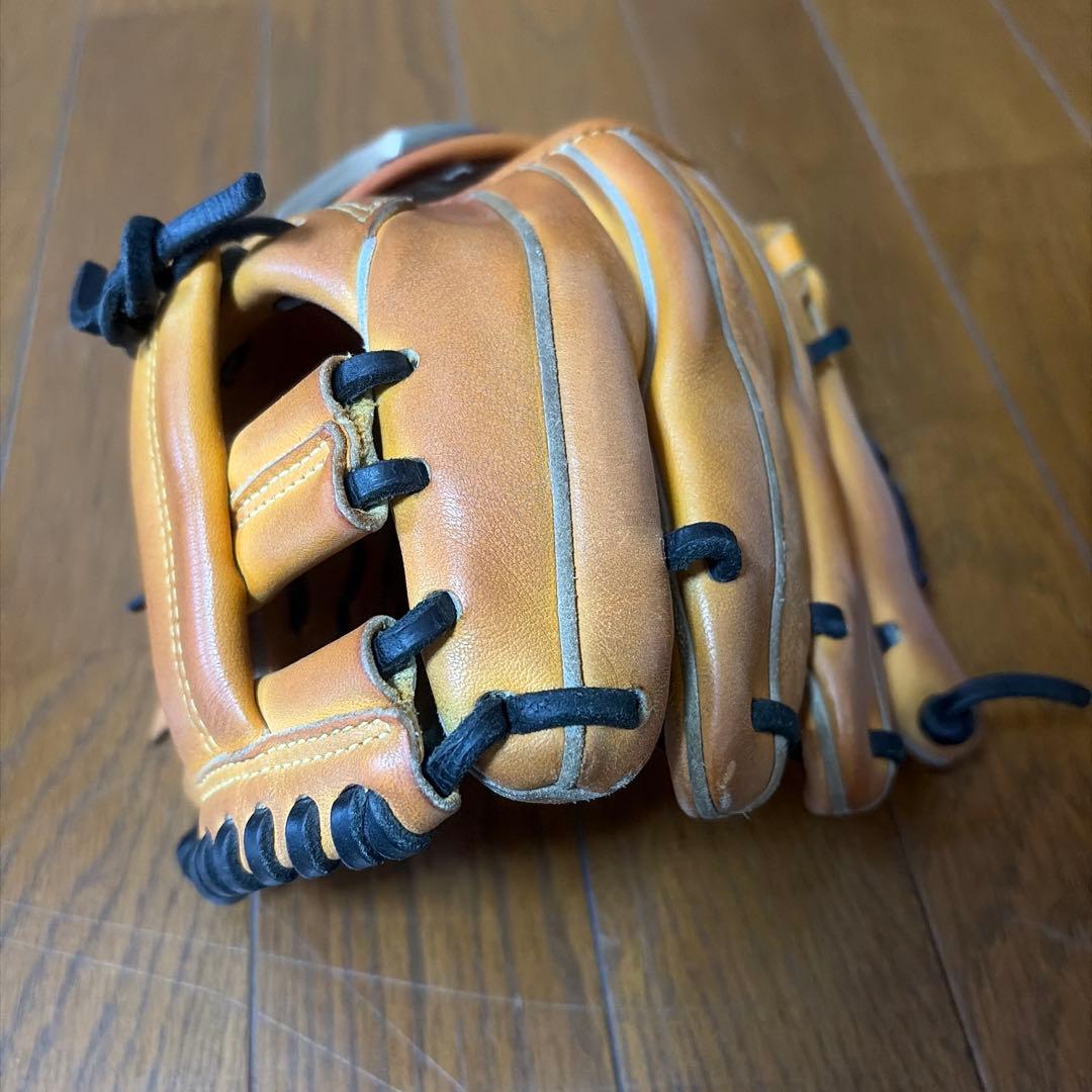 Mizuno 硬式グローブ オレンジ