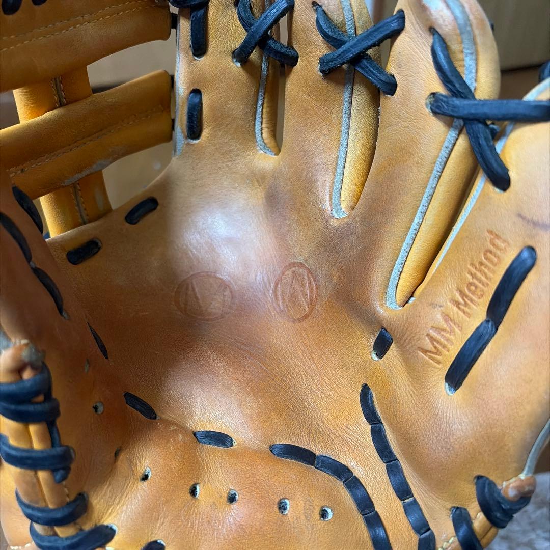 Mizuno 硬式グローブ オレンジ