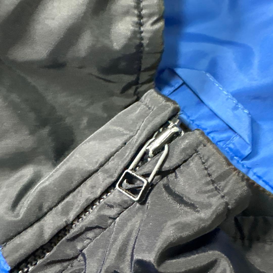 NIKE 00s ナイロンジャケット コート 中綿 サッカー ブルー M