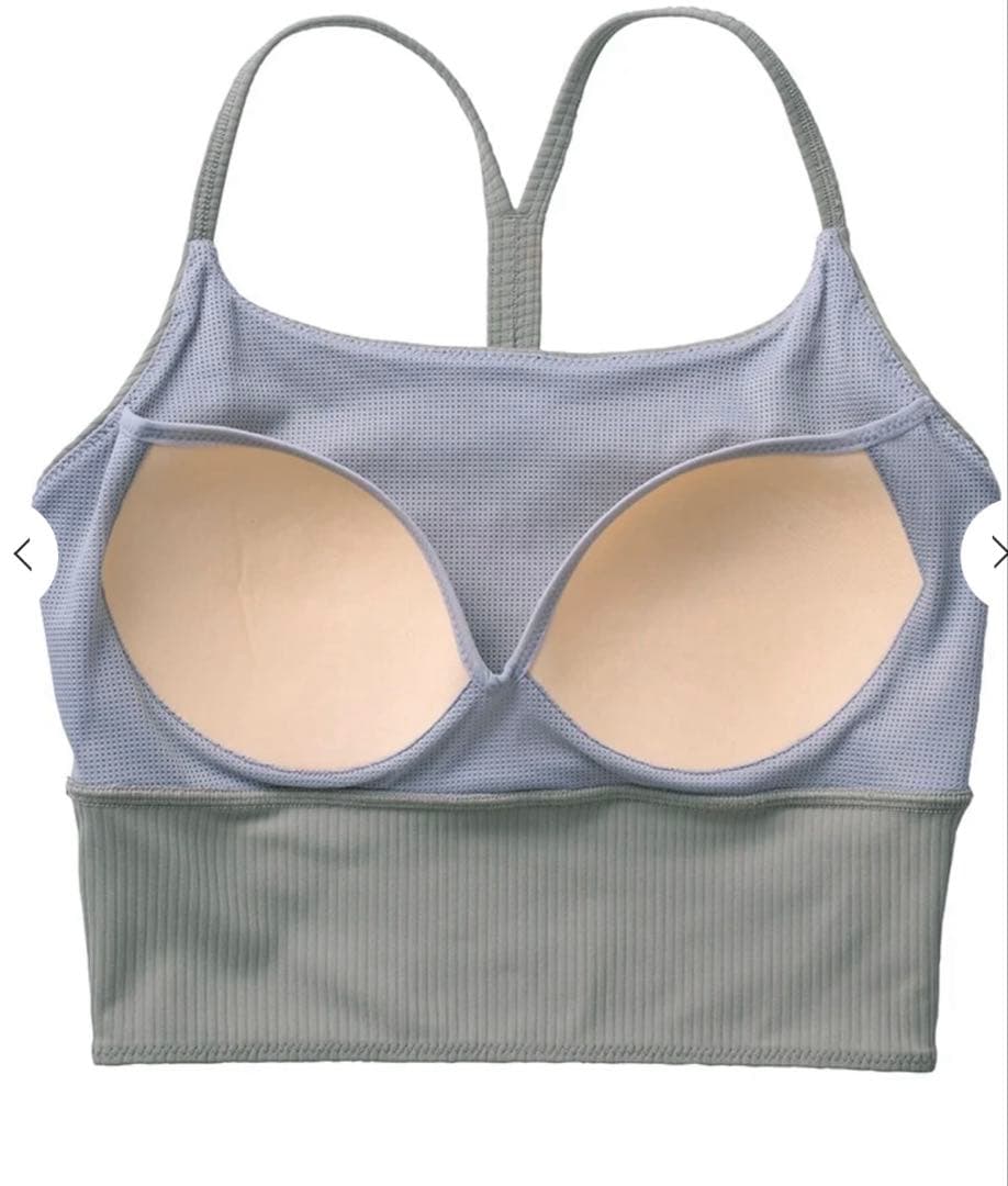 SUKALA　ベーシックリブクロスブラトップ　L ライトカーキ　新品未使用