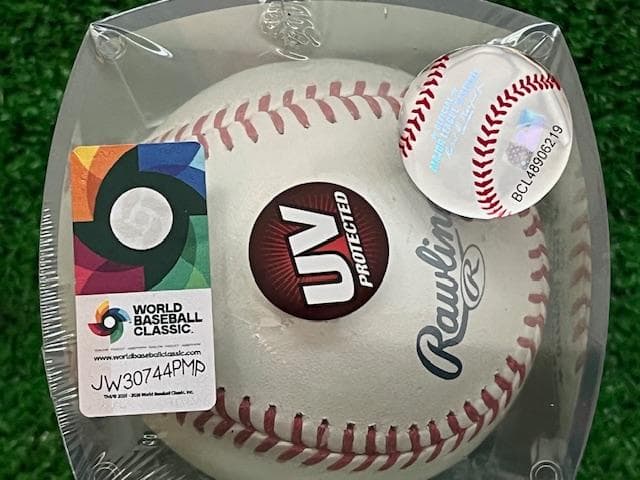 【106個限定62番】WBC2026ローリングスWBC公認試合球ケース入