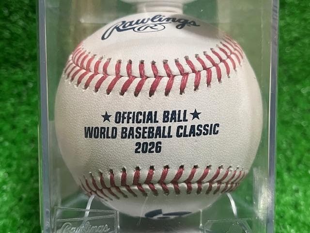 【106個限定62番】WBC2026ローリングスWBC公認試合球ケース入