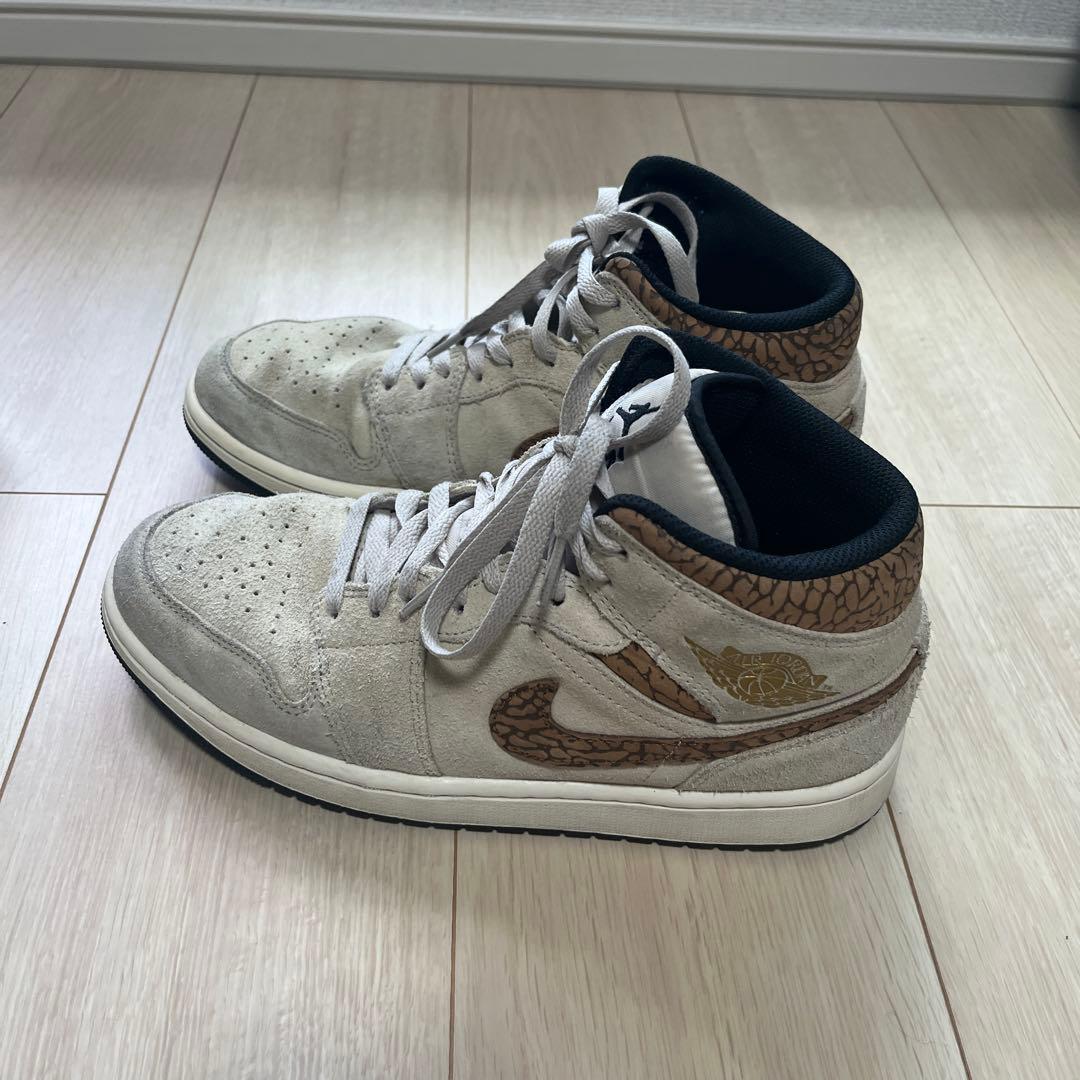 Nike Air Jordan 1 ホワイト/ブラウン