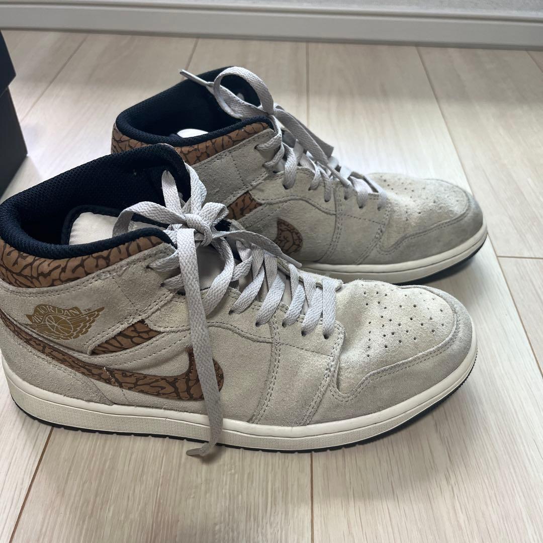 Nike Air Jordan 1 ホワイト/ブラウン