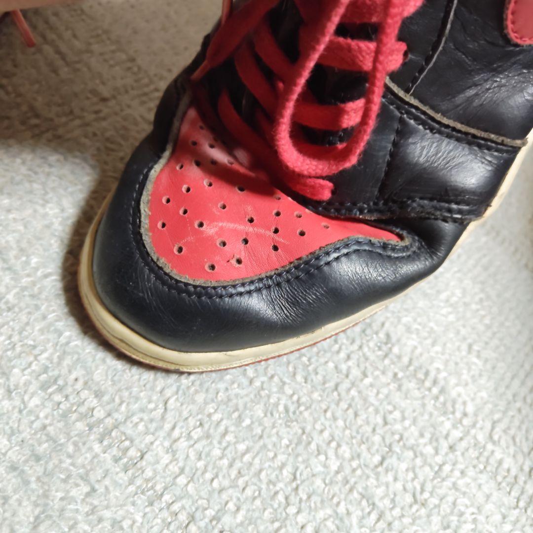 94年製NIKE Air Jordan1AJ1シカゴ復刻 赤黒ヴィンテージ