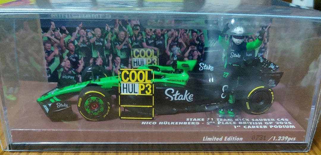 1/43ステークキックザウバー C45 N.ヒュルケンベルグ2025F1初表彰台
