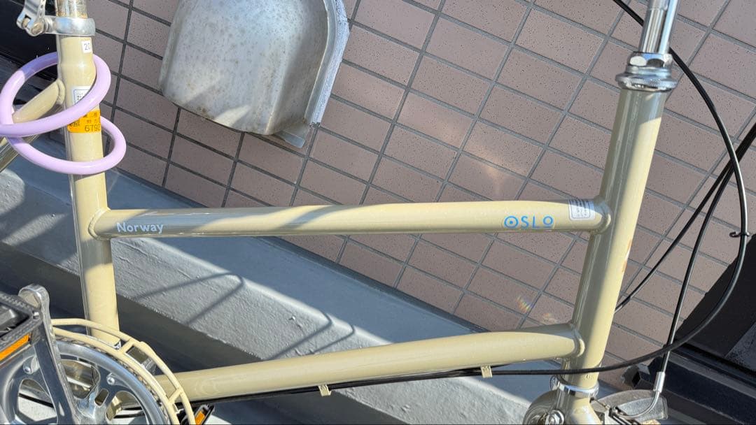 自転車 Norway OSLO シティサイクル ベージュ