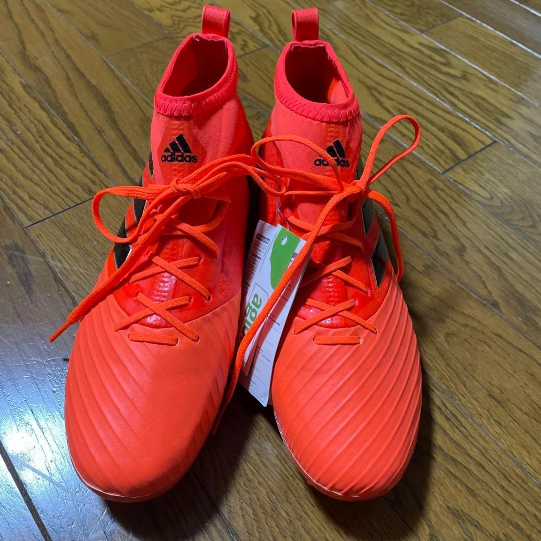 新品タグ付き⭐️アディダス サッカー スパイク 27cm オレンジ
