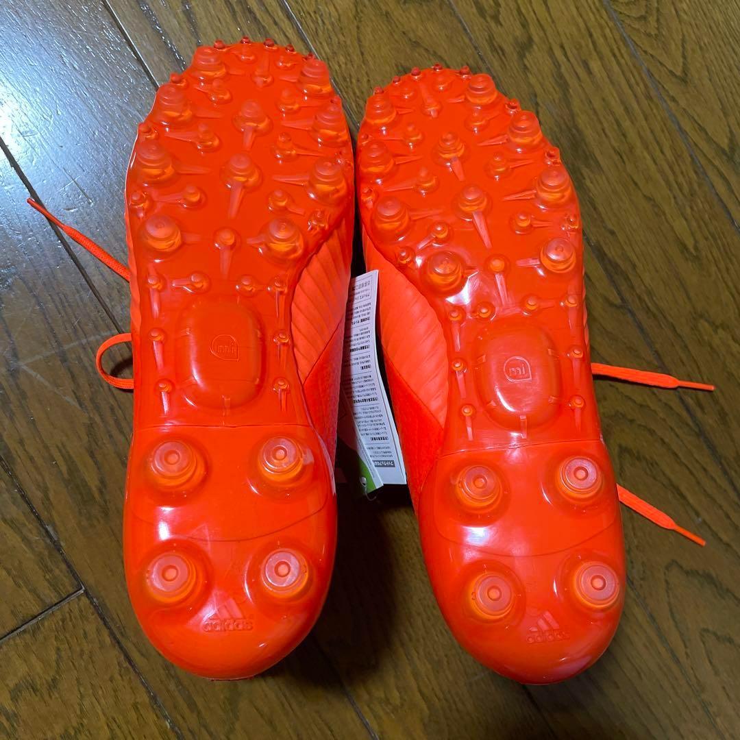 新品タグ付き⭐️アディダス サッカー スパイク 27cm オレンジ