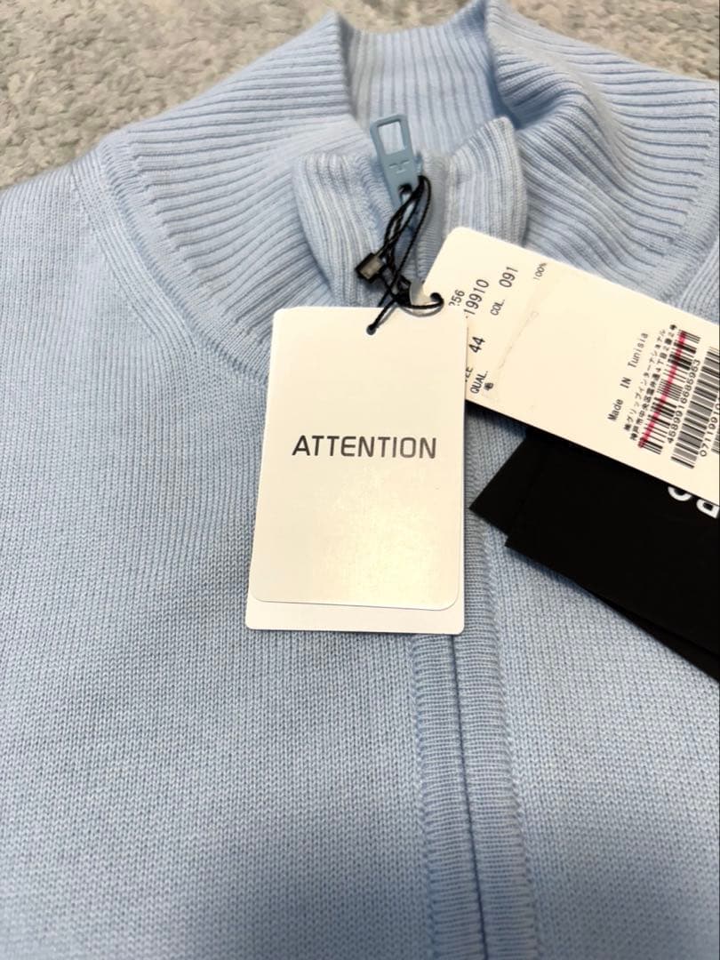 ★新品 J.LINDEBERG ゴルフセーター モックネック ハーフジップアップ