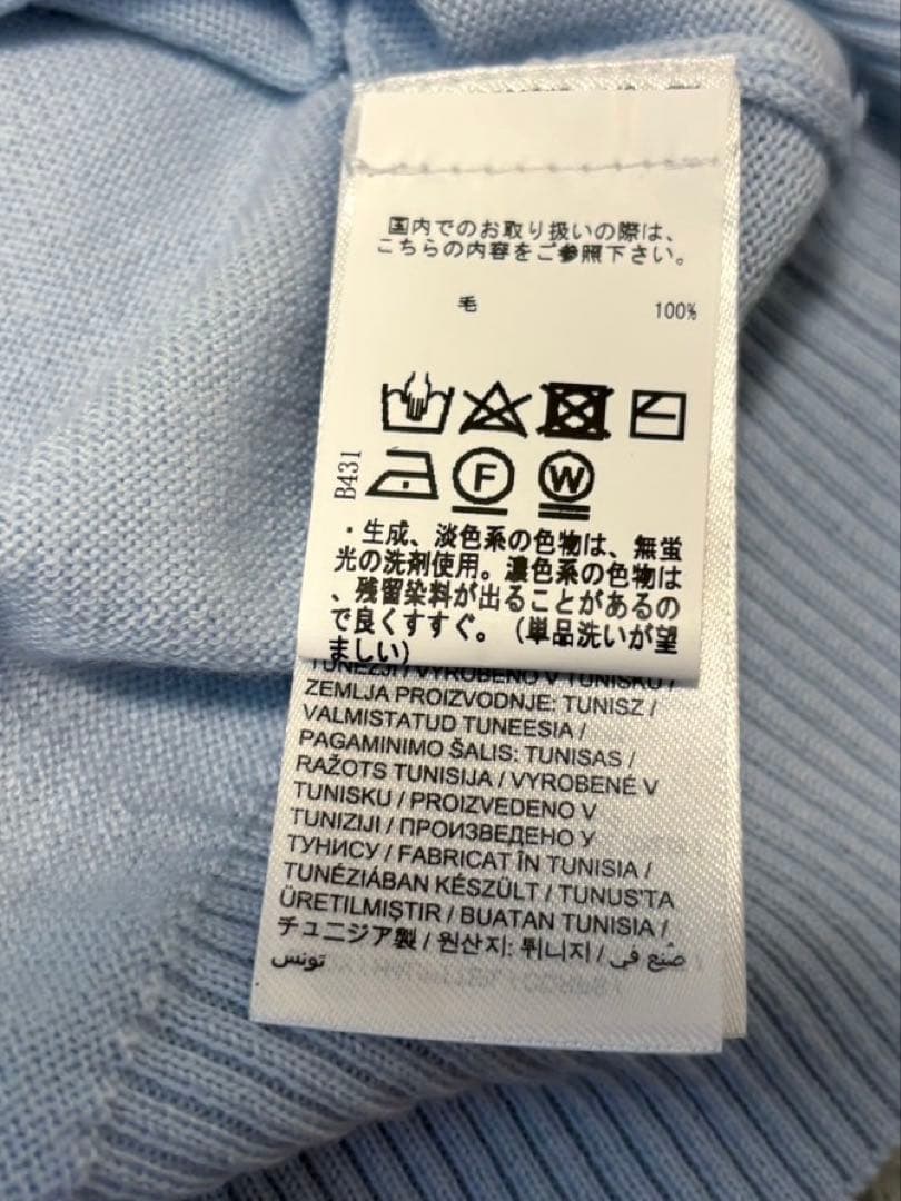 ★新品 J.LINDEBERG ゴルフセーター モックネック ハーフジップアップ