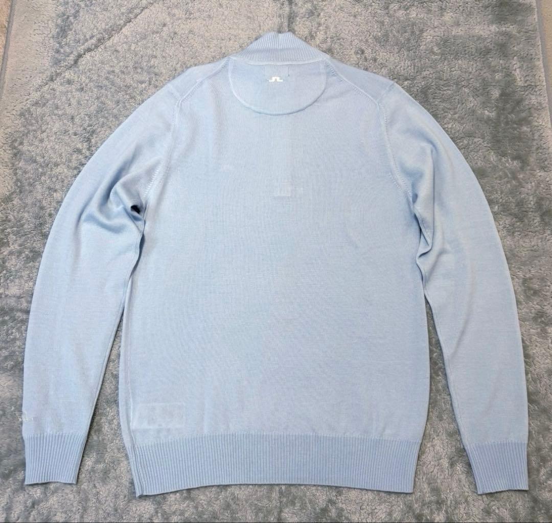 ★新品 J.LINDEBERG ゴルフセーター モックネック ハーフジップアップ
