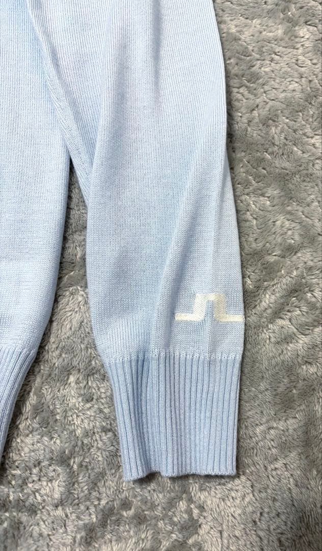 ★新品 J.LINDEBERG ゴルフセーター モックネック ハーフジップアップ