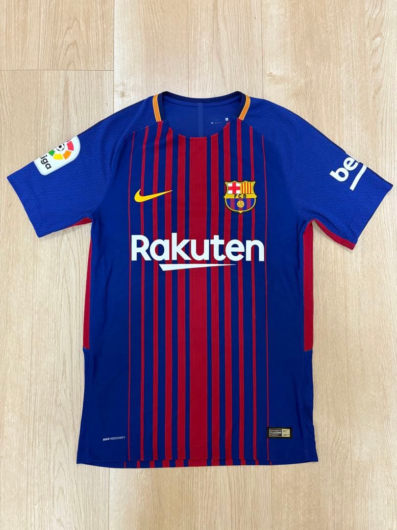 メッシ　バルセロナ　オーセンティック　選手着用モデル　Sサイズ　17/18