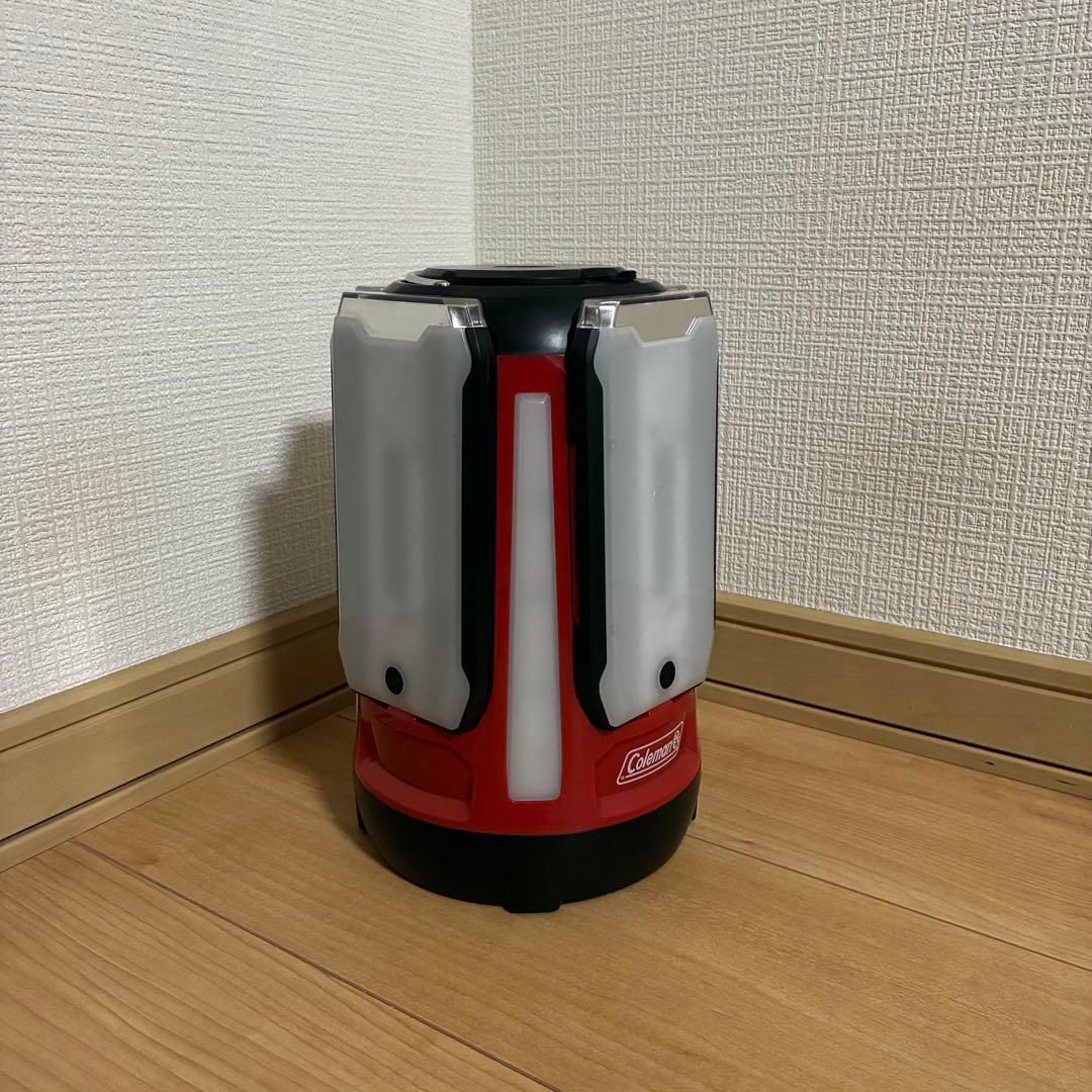 Coleman クアッドマルチパネルLEDランタン 動作確認済　乾電池付き