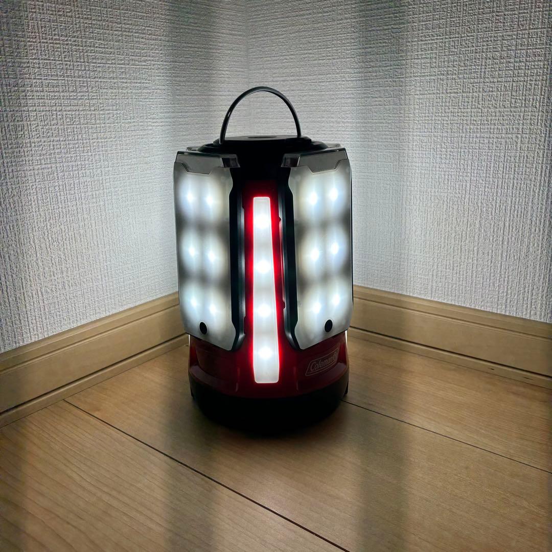 Coleman クアッドマルチパネルLEDランタン 動作確認済　乾電池付き