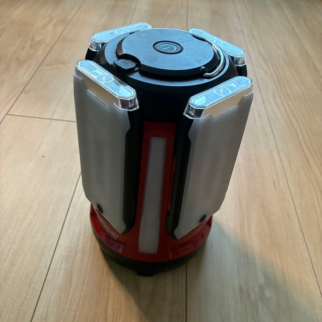 Coleman クアッドマルチパネルLEDランタン 動作確認済　乾電池付き