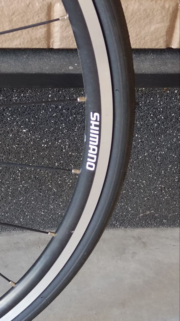 SHIMANO WH-R501A エアロスポーク 前後セット タイヤ チューブ付