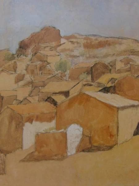 パブロ・ピカソ 「風景」、巨匠、希少画集画、 新品額装付