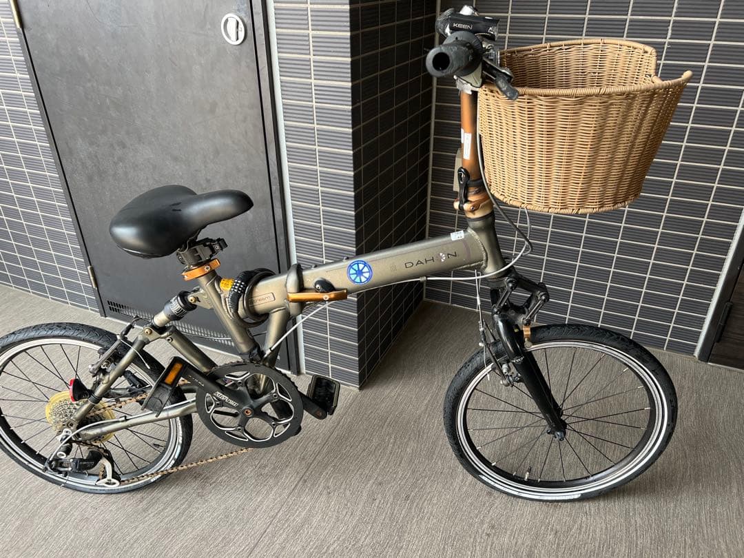折りたたみ自転車 DAHON バスケット付き