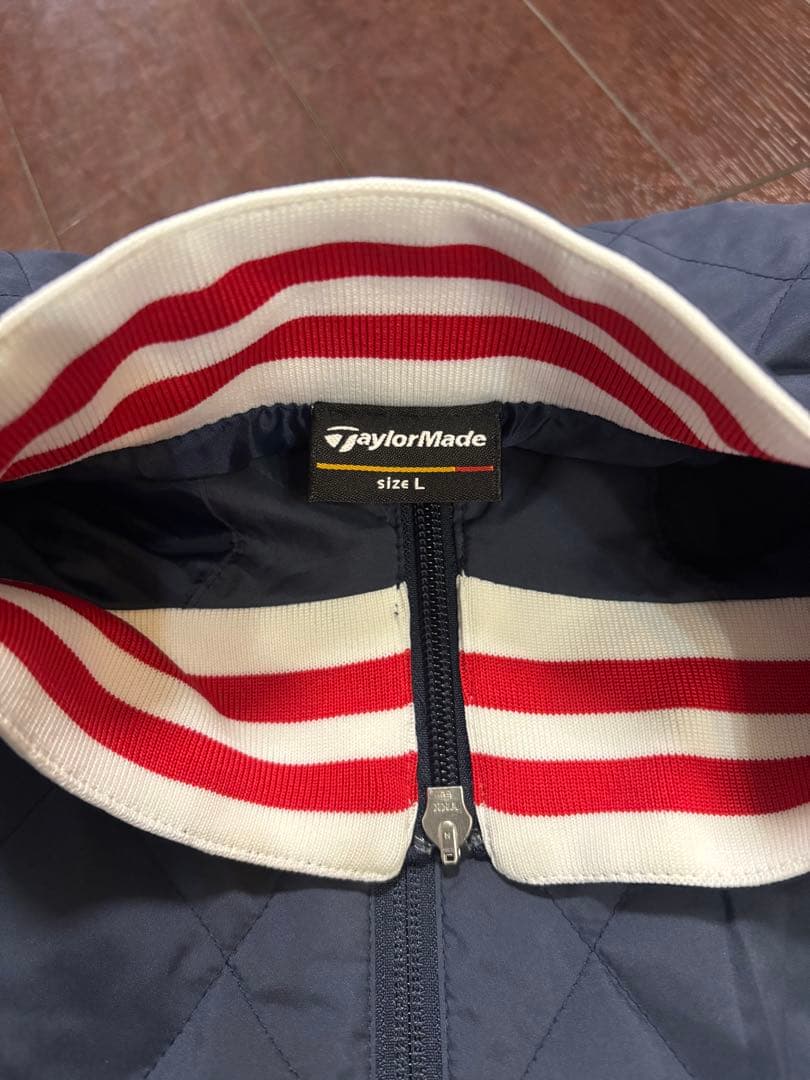 TaylorMade キルティングジャケット L ネイビー