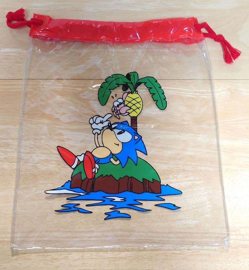 ★希少品★東京ジョイポリスイベント品、ソニックのビニールバック