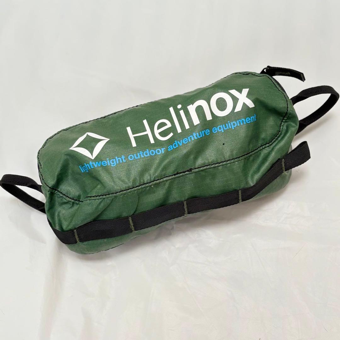 Helinox メッシュ アウトドアチェア グリーン　緑　ヘリノックス