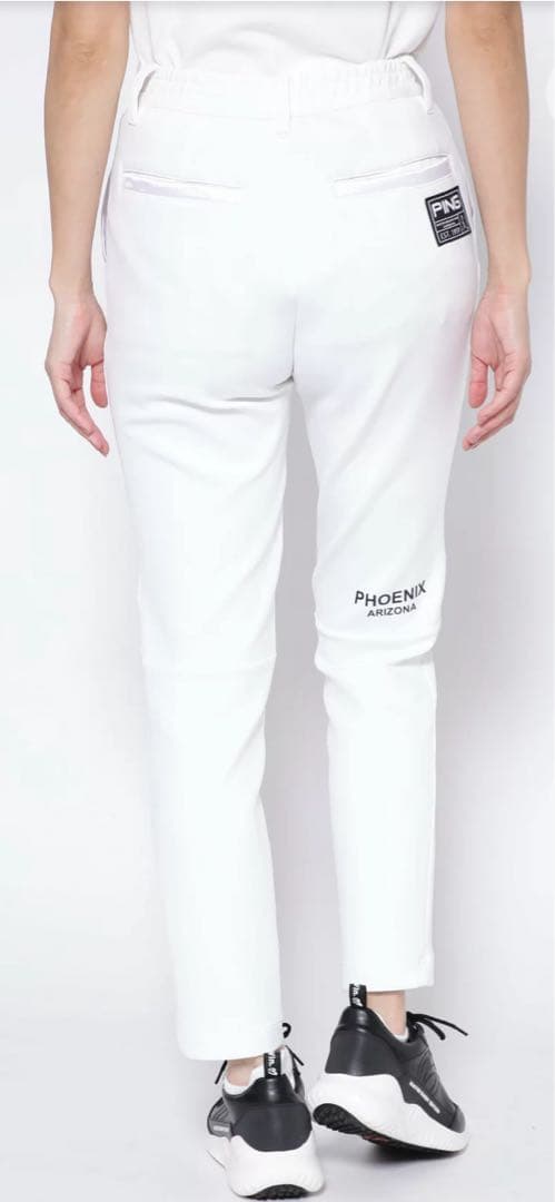新品　PING ピン　パンツ　ジョガー　ストレッチ　春用　ホワイト　Lサイズ