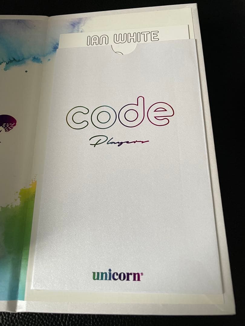 Unicorn イアンホワイト　21g ハードダーツ スティールダーツ