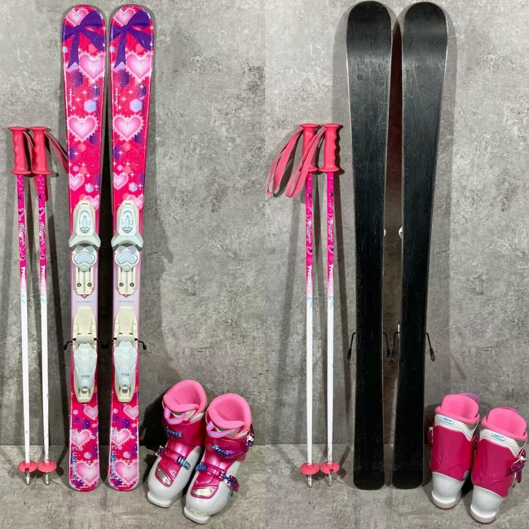 良品 HART Frozen J 116cm キッズ ジュニア スキー セット