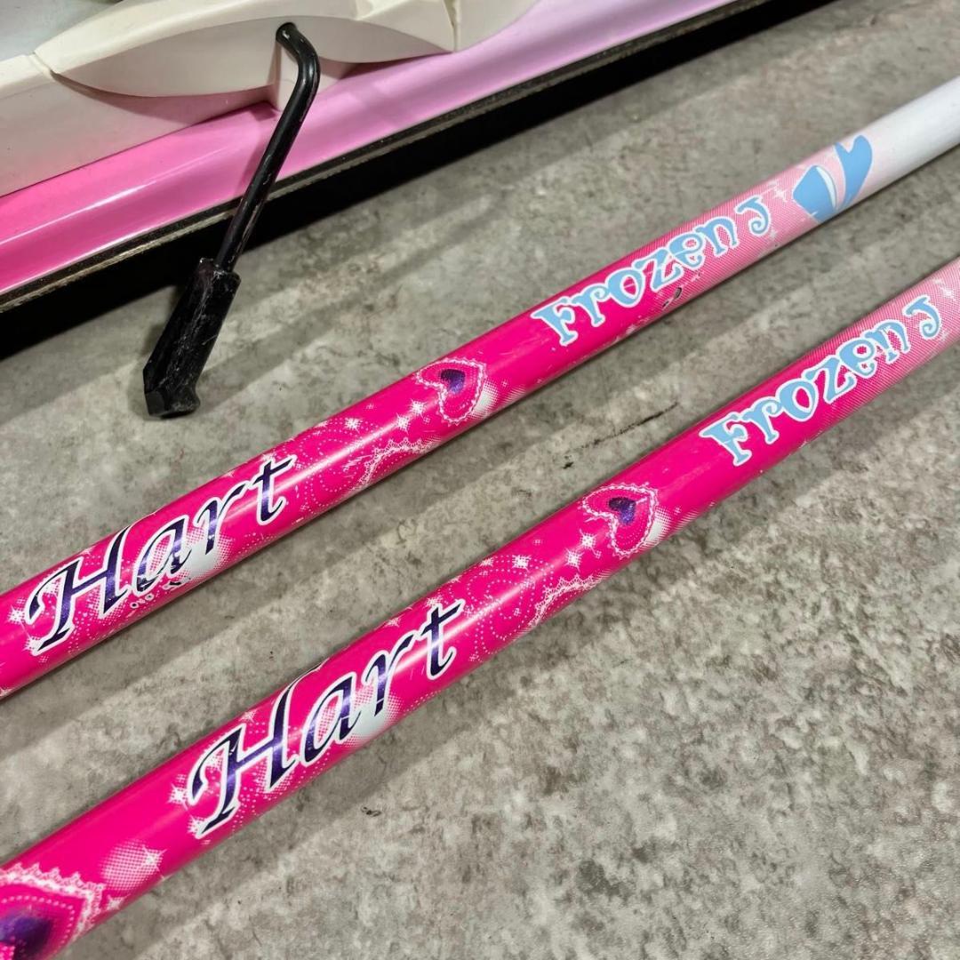 良品 HART Frozen J 116cm キッズ ジュニア スキー セット