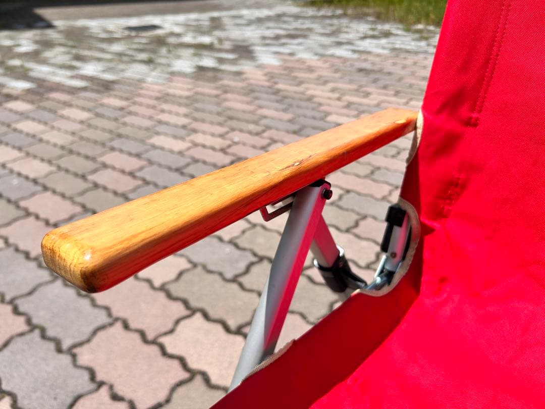 Coleman 3脚セット！レイチェア 3段階ハイバック　赤（廃盤品）