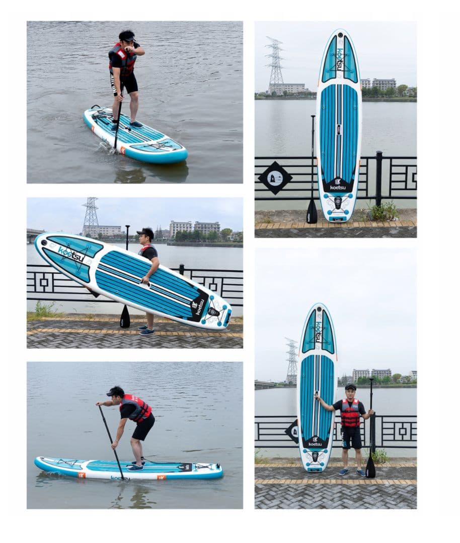 【新品】koetsu スタンドアップパドルボード 320x78x15cm