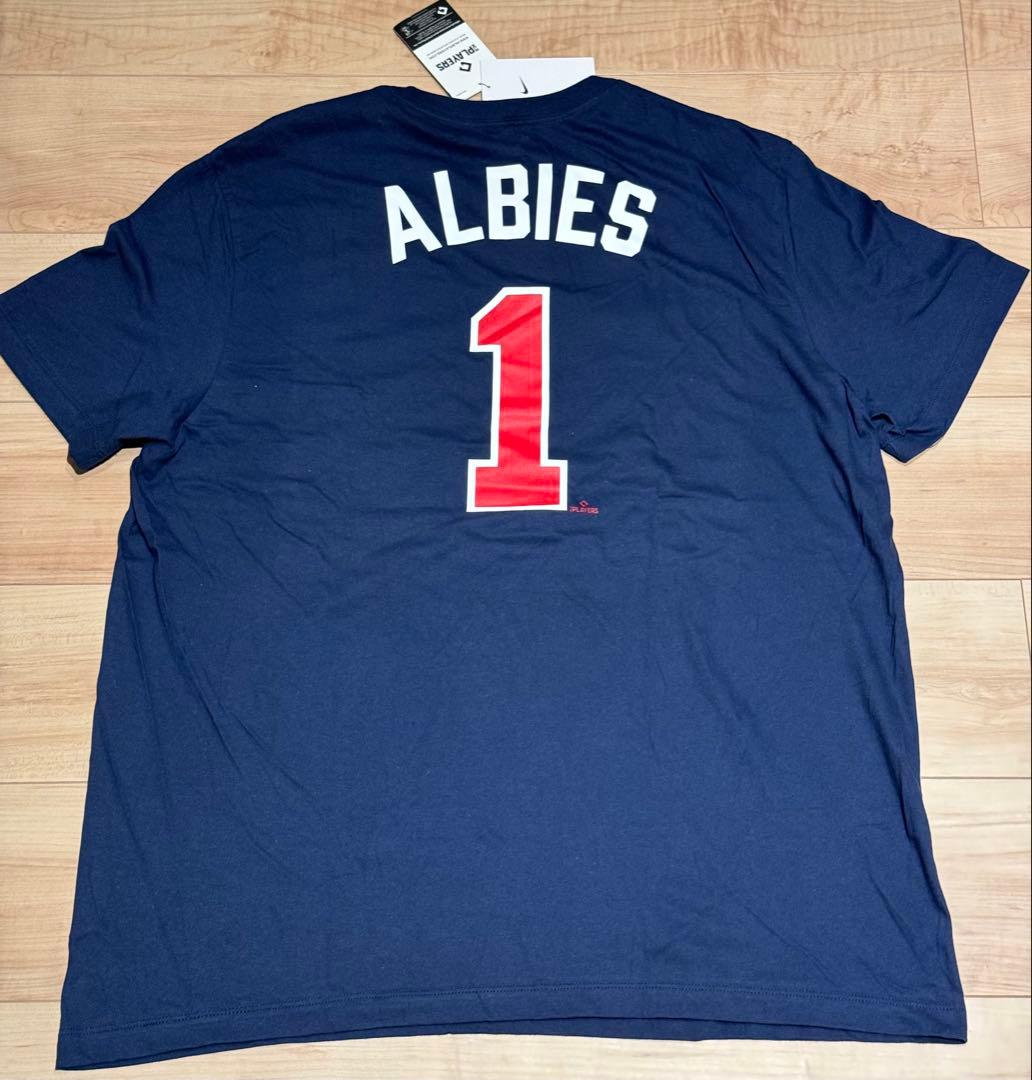 Nike ブレーブス アルビーズ Tシャツ XL 紺