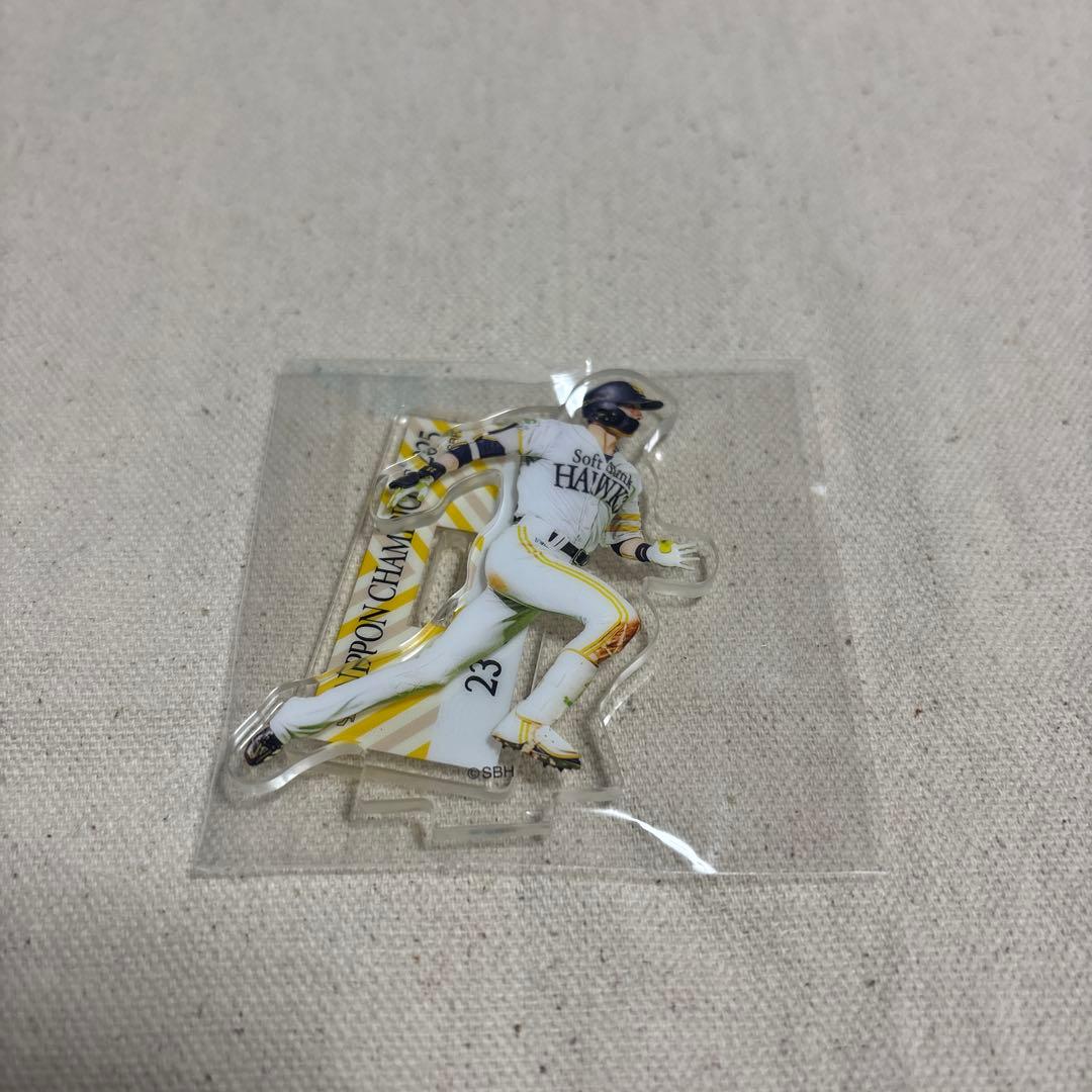 福岡ソフトバンクホークス　アクスタくじ　周東佑京あたり、ノーマル2個セット