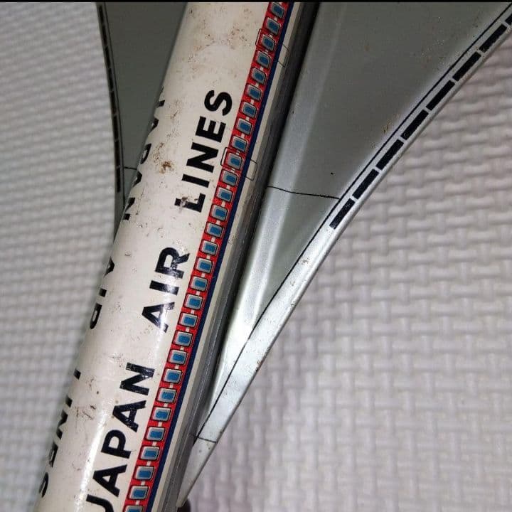 【ジャンク品】 激レア JAL JA207 ブリキ　コンコルド