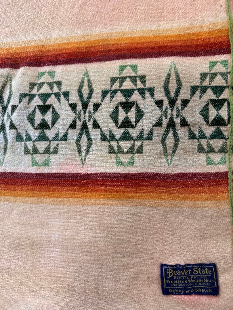 70's PENDLETON BEAVER STATE ネイティブ柄 ビンテージ
