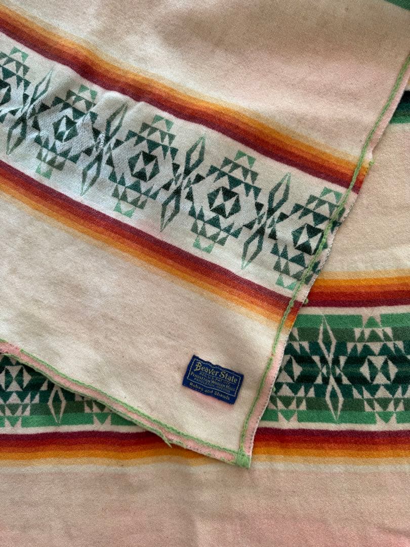 70's PENDLETON BEAVER STATE ネイティブ柄 ビンテージ