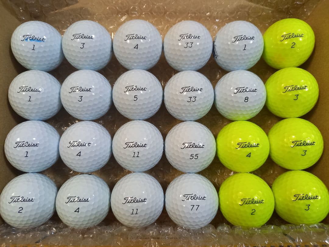 美品タイトリスト ’23～ PRO V1 ロストボール24球