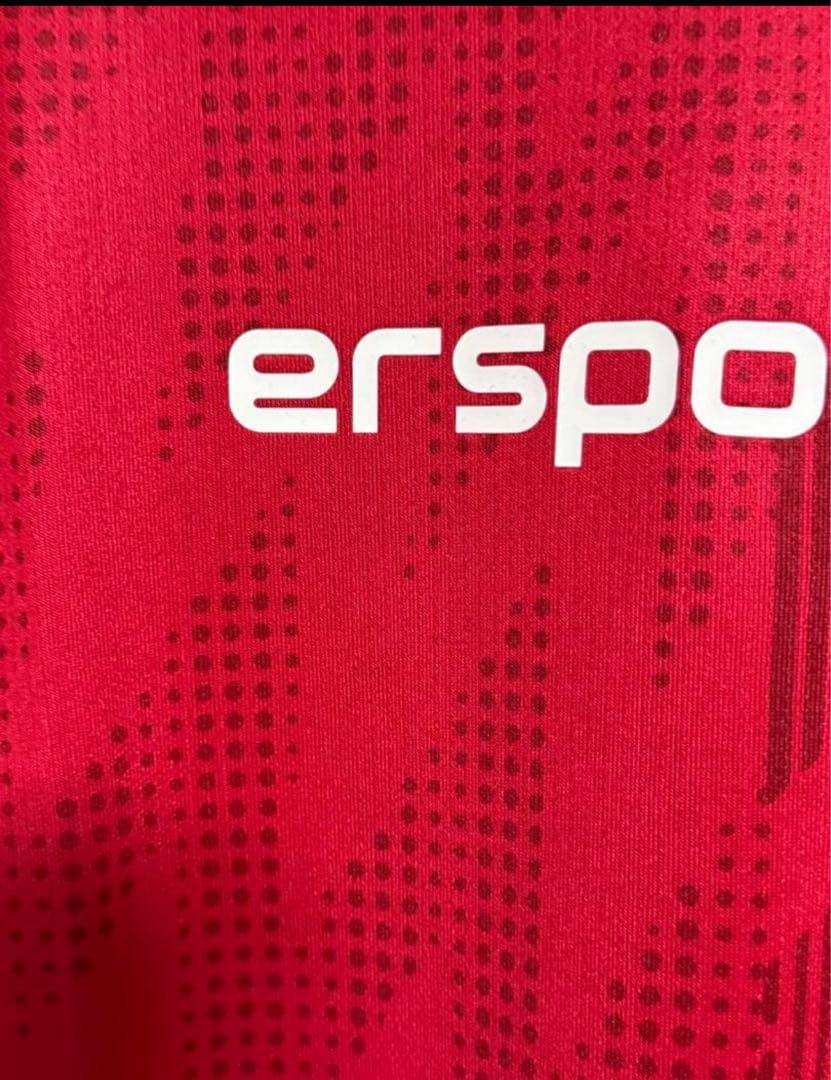 erspo インドネシア サッカー ジャージ 赤 SIZE L