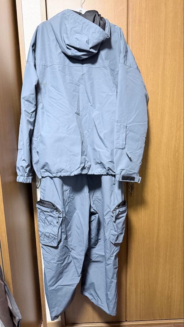 MAHF SUPPLY スノーボードウェア ジャケット ビブパンツ セット M