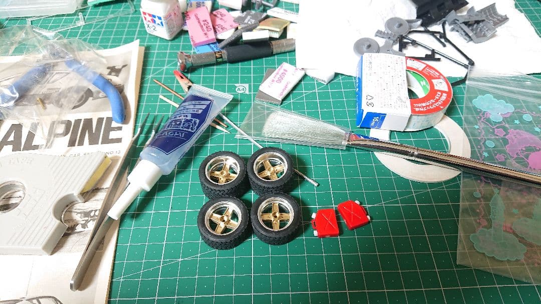 フジミ ルノー スーパー アルピーヌ A310 1/20 プラモデル 完成品