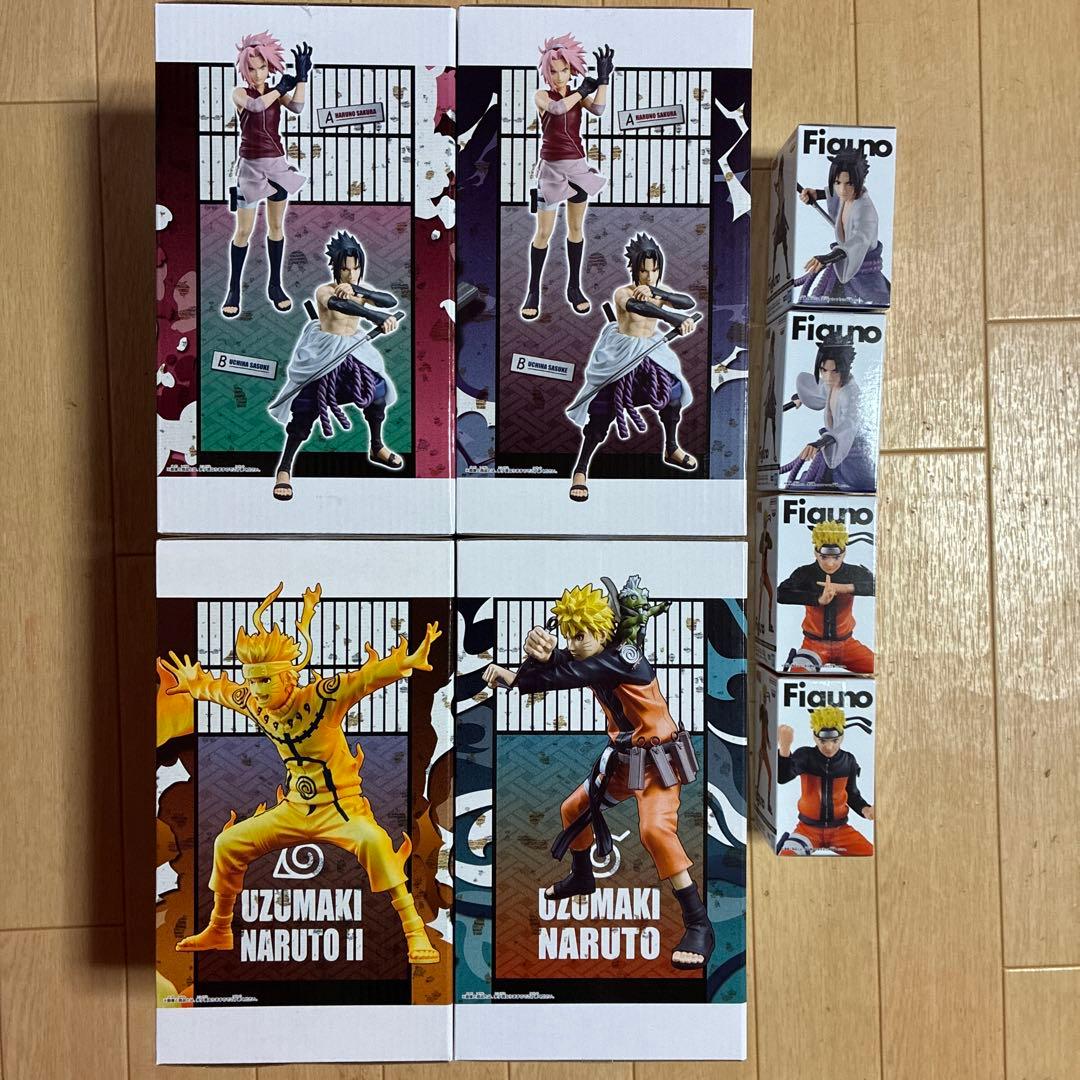 NARUTO 疾風伝 Grandista & Figunoフィギュア 8種セット