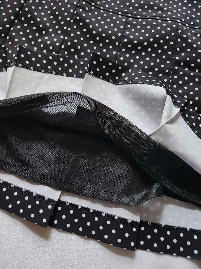 美品　LANVIN SPORT　ランバンゴルフ　ドット　スカート