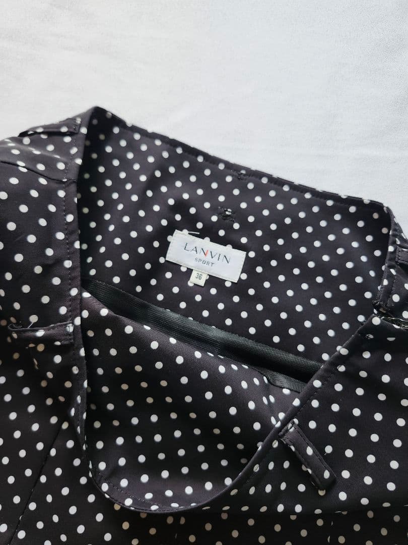 美品　LANVIN SPORT　ランバンゴルフ　ドット　スカート