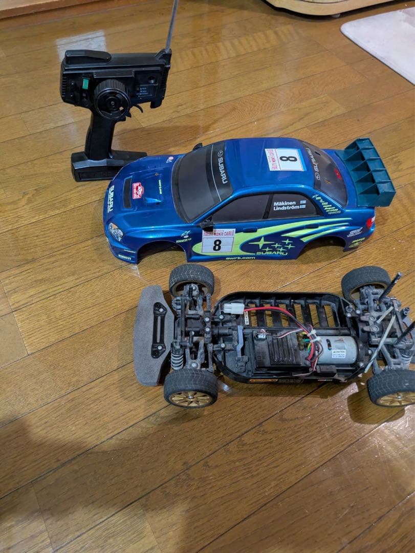 1/10 タミヤ カスタム WRC スバル インプレッサ 動作未確認ラジコン