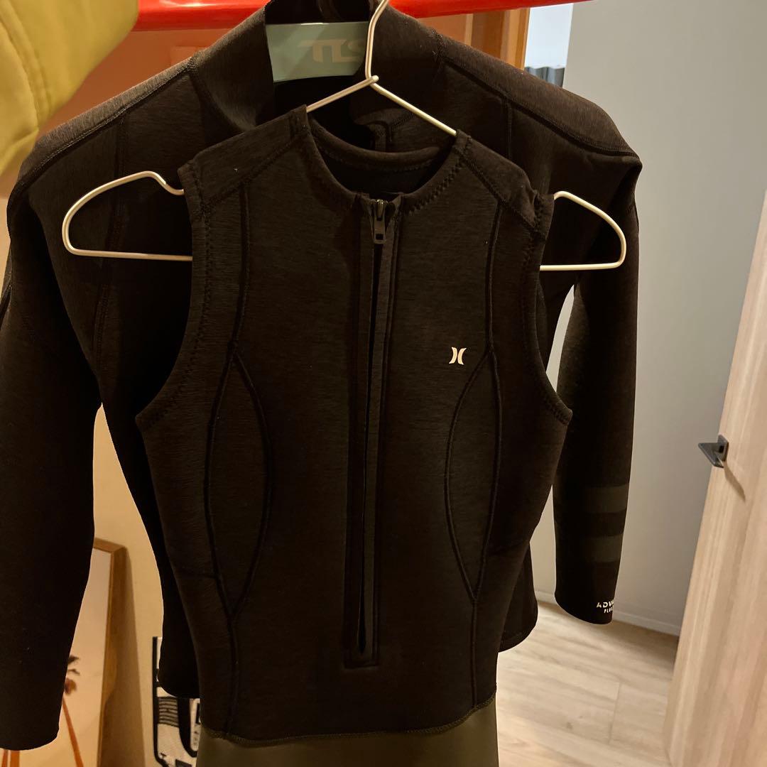 美品　２回使用Hurley ウェットスーツ MS ジャケット　ロングジョンセット